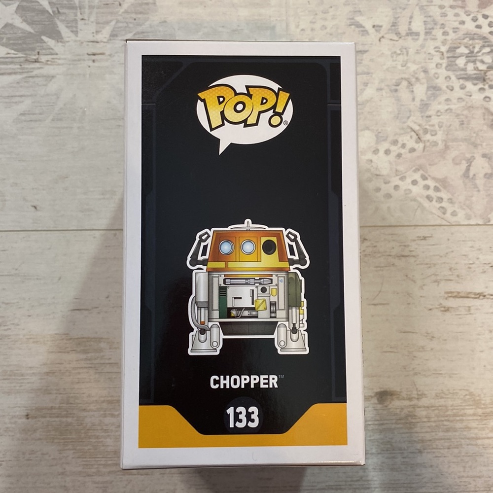 Funko Pop Chopper #133 Star Wars Rebels Exclusive Bobble Head - Picture 7 of 9